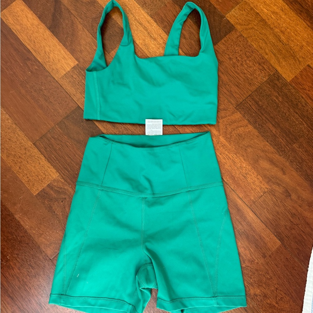 Girlfriend Collective Green Active Set